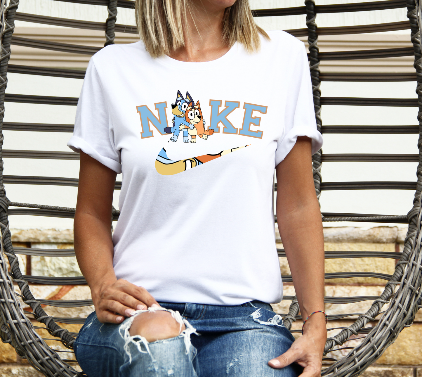 Bluey and Bingo check