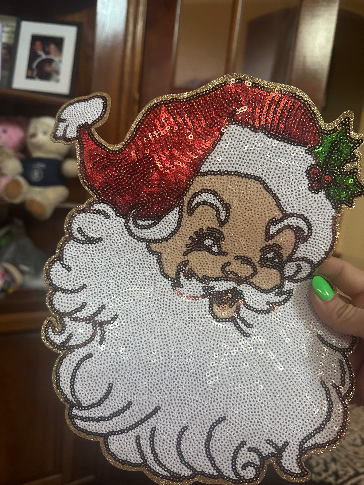 Sequins Santa- patch