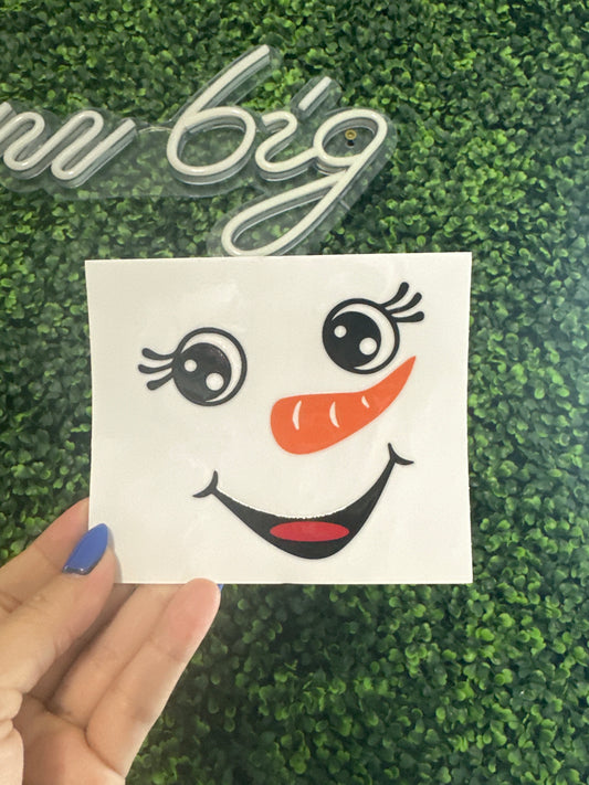 Mrs. Snowman- decal