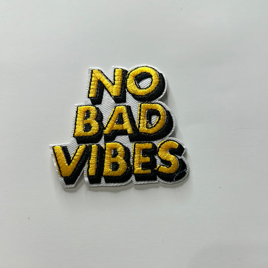 No bad vibes - hat patch