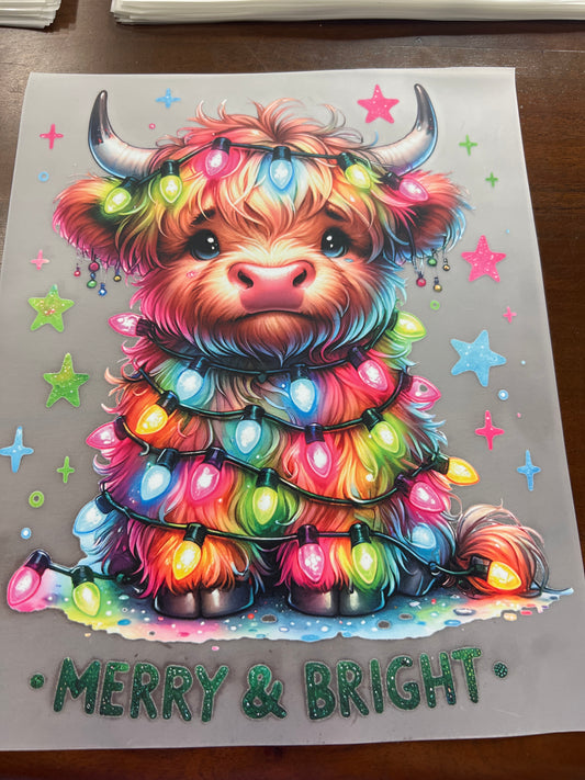 Merry and bright highland