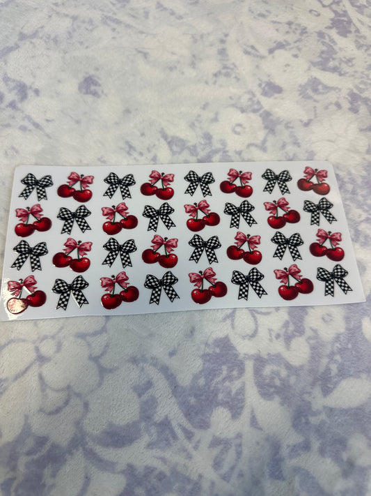 Cherries and bows wrap
