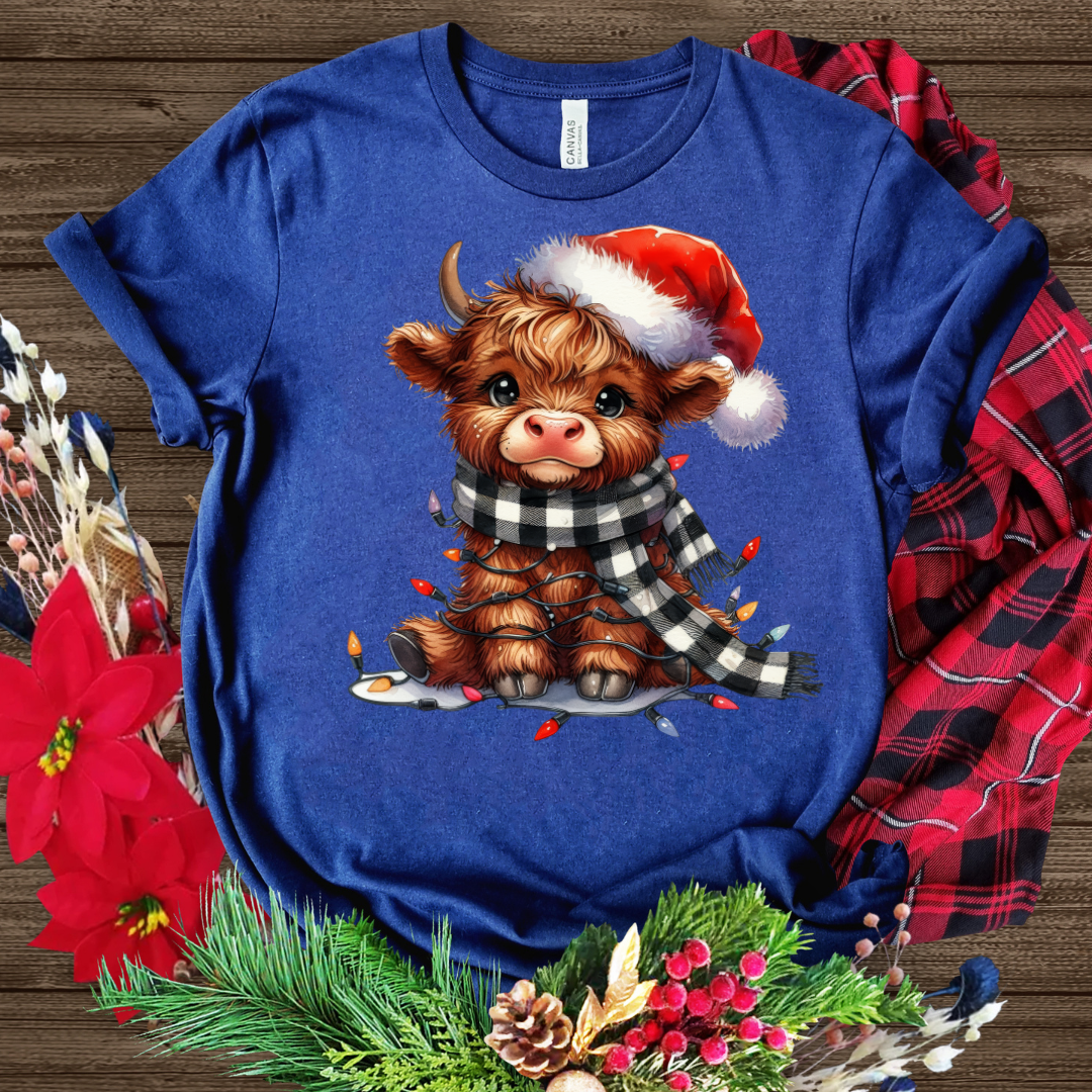 Baby highland with lights