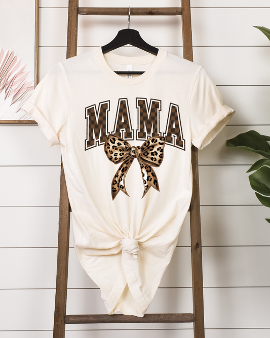 Checkered mama bow