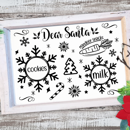 Dear Santa placemat - classic