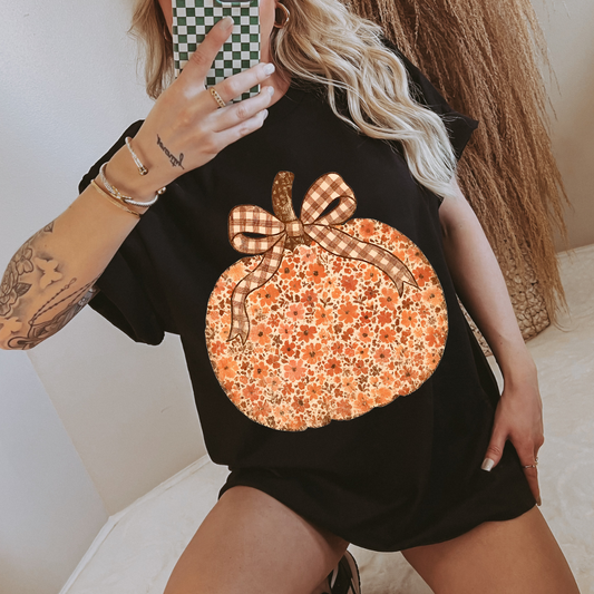 Floral pumpkin