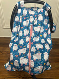 Counting sheep - Car seat cover