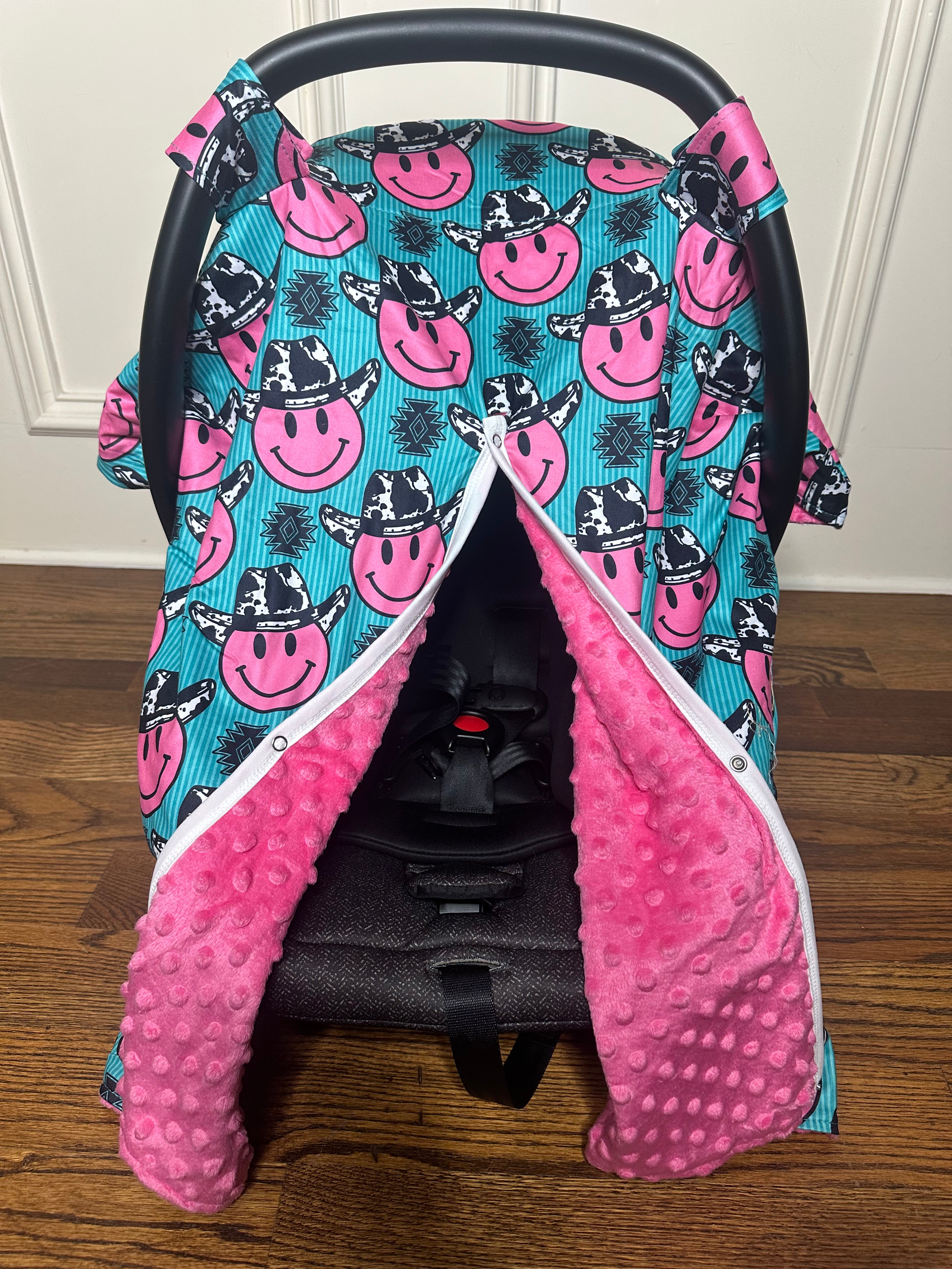 Rodeo cowgirl- car seat cover