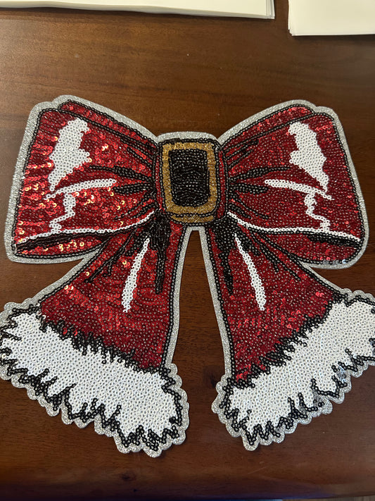 Santa belt sequins- patch