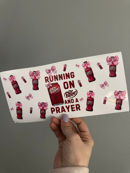 Dr Pepper-16oz glass can wrap