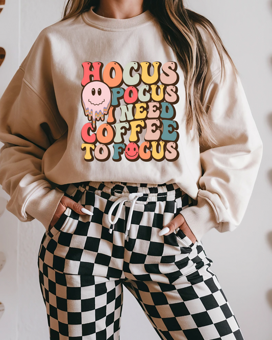 I need coffee to focus