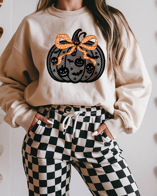 Lace pumpkin