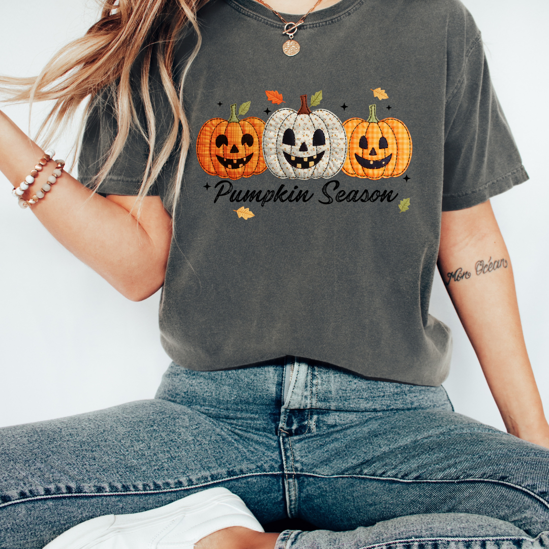 Quilted pumpkins