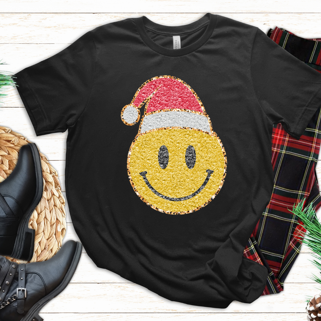 Smiley Santa - faux patch