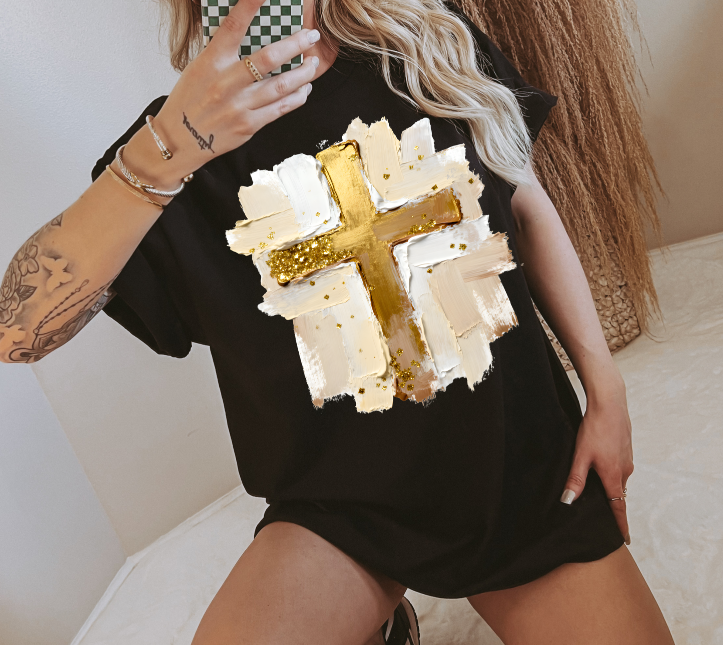 Gold cross